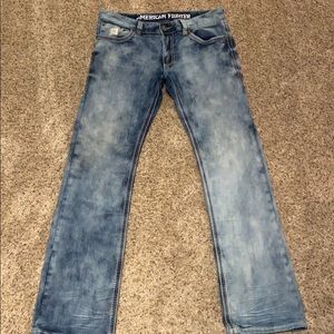 Buckle American Fighter Jeans 34 Long
